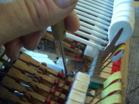Piano mechaniek reguleren